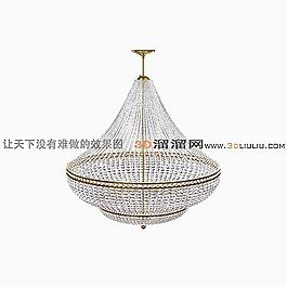 3D水晶吊燈模型