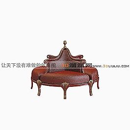 3D圓沙發(fā)模型