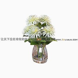 3D花模型