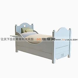 3D兒童床模型