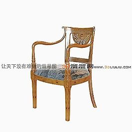 3D休閑椅模型