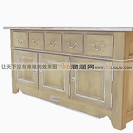 3D邊柜模型