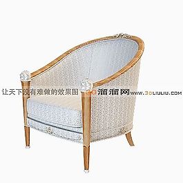3D休閑椅模型