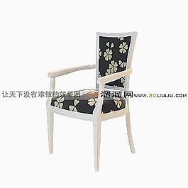 3D休閑椅模型