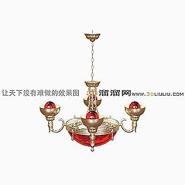 3D吊燈模型