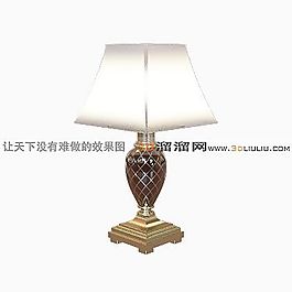 3D臺燈模型