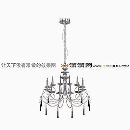 3D歐式吊燈模型