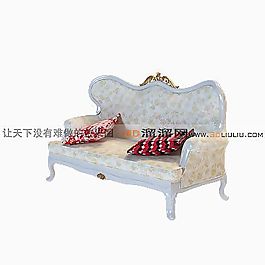 3D多人沙發(fā)模型