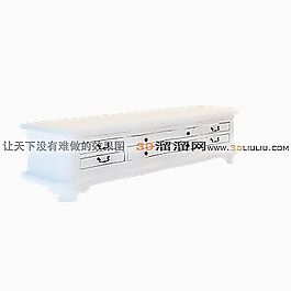3D電視柜模型