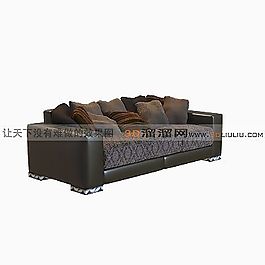3D雙人沙發(fā)模型