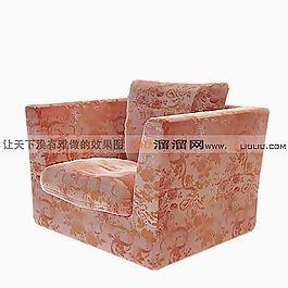3D單人沙發(fā)模型