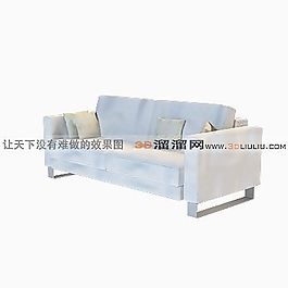 3D多人沙發(fā)模型