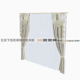 3D百折簾模型