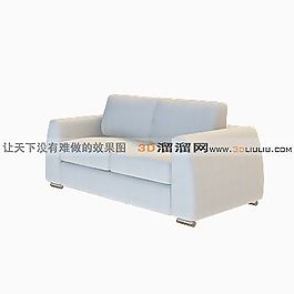 3D雙人沙發(fā)模型