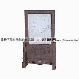 3D屏風(fēng)模型