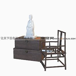3D太師椅模型