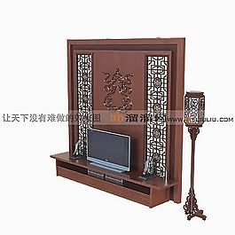 3D電視墻模型