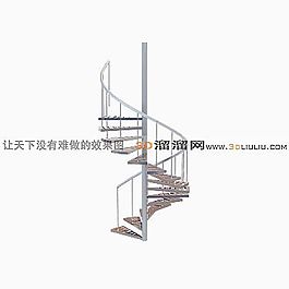 3D樓梯模型