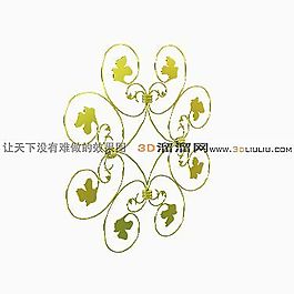 3D花紋模型