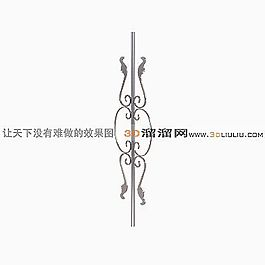 3D歐式構(gòu)件模型