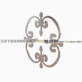 3D花紋模型
