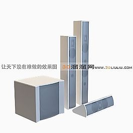 3D音箱模型