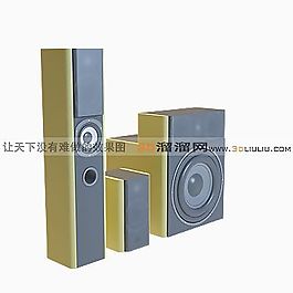3D音箱模型