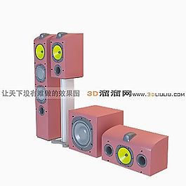 3D音箱模型