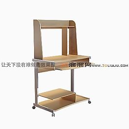 3D電腦桌模型