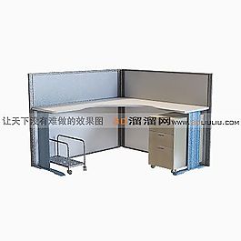 3D辦公桌模型
