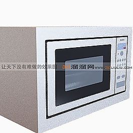 3D微波爐模型