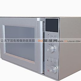 3D微波爐模型