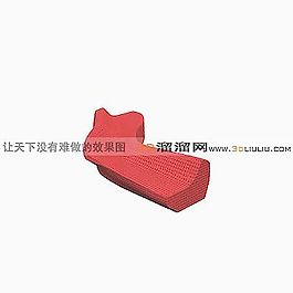 3D多人沙發(fā)模型
