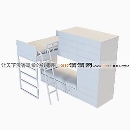3D多功能床模型