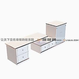 3D電視柜模型