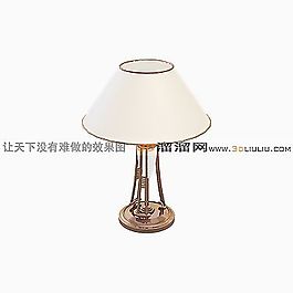 3D臺燈模型