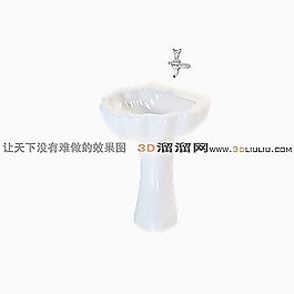 3D洗手盆模型