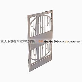 3D鐵藝門模型