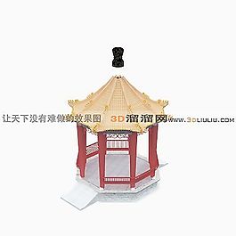 3D凉亭模型