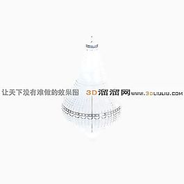 3D水晶吊燈模型