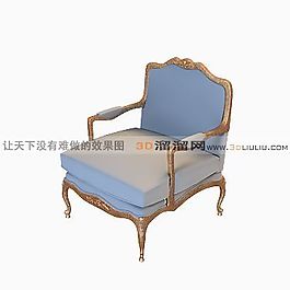 3D休閑椅模型