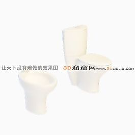3D坐便器模型
