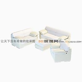 3D沙發(fā)組合模型
