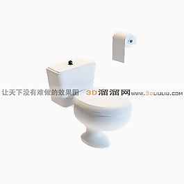 3D坐便器模型