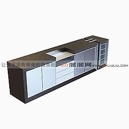 3D電視柜模型
