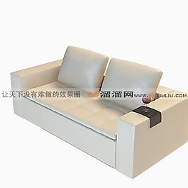 3D多人沙發模型