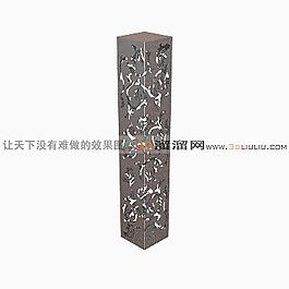 3D落地燈模型