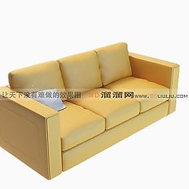 3D三人沙發(fā)模型