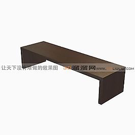 3D長凳模型
