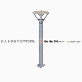 3D庭院燈模型